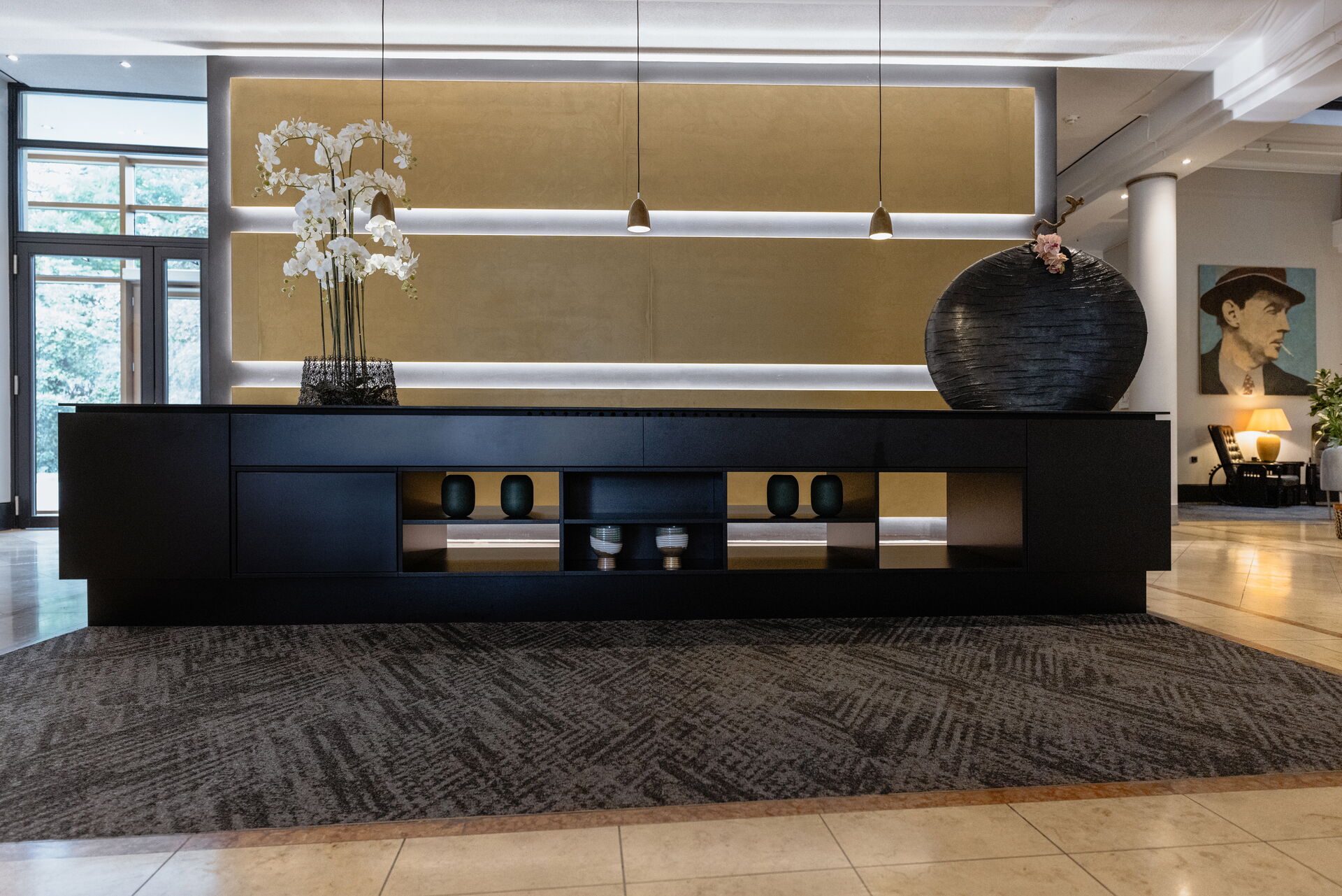 Lobby at the Hotel Remarque in Osnabrück